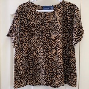 Liz Claiborne animal print shirt